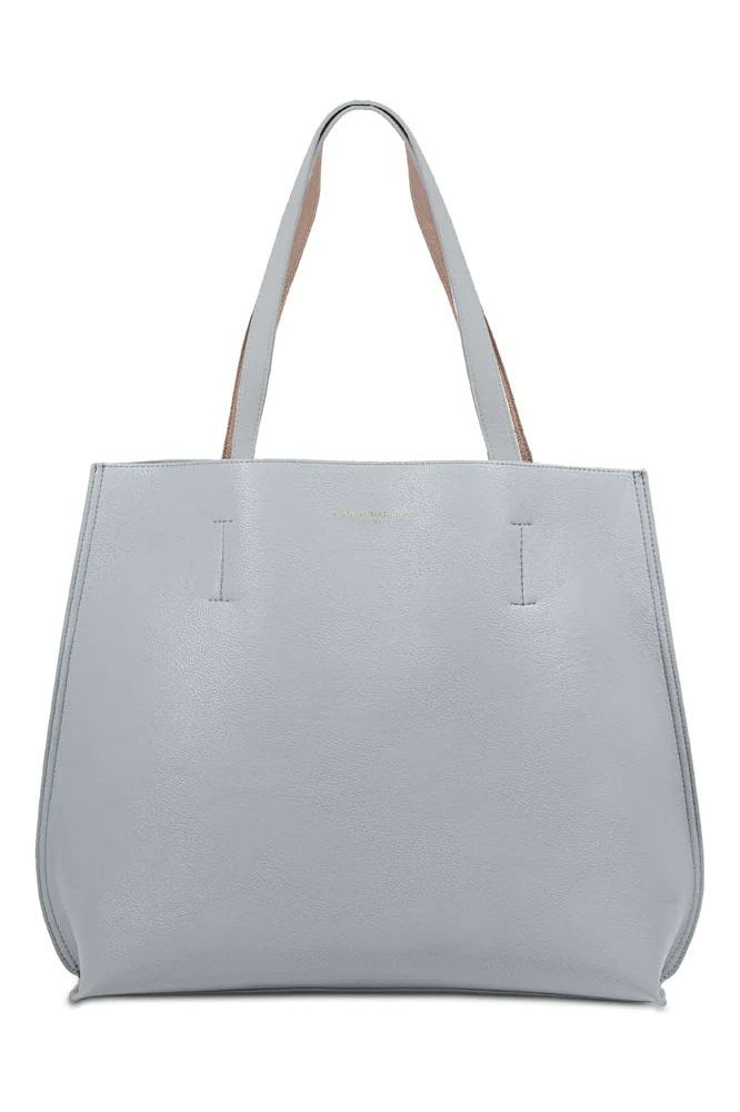 Iconic Double Tote Bag Midi - Baby Blue COL202005687