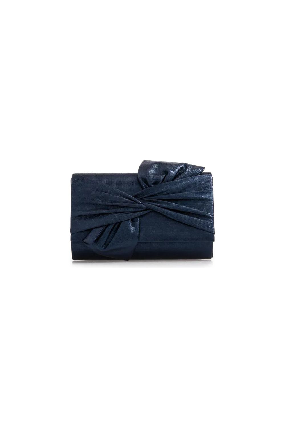Navy Evening Clutch Bag With Bow Detail ALW2562