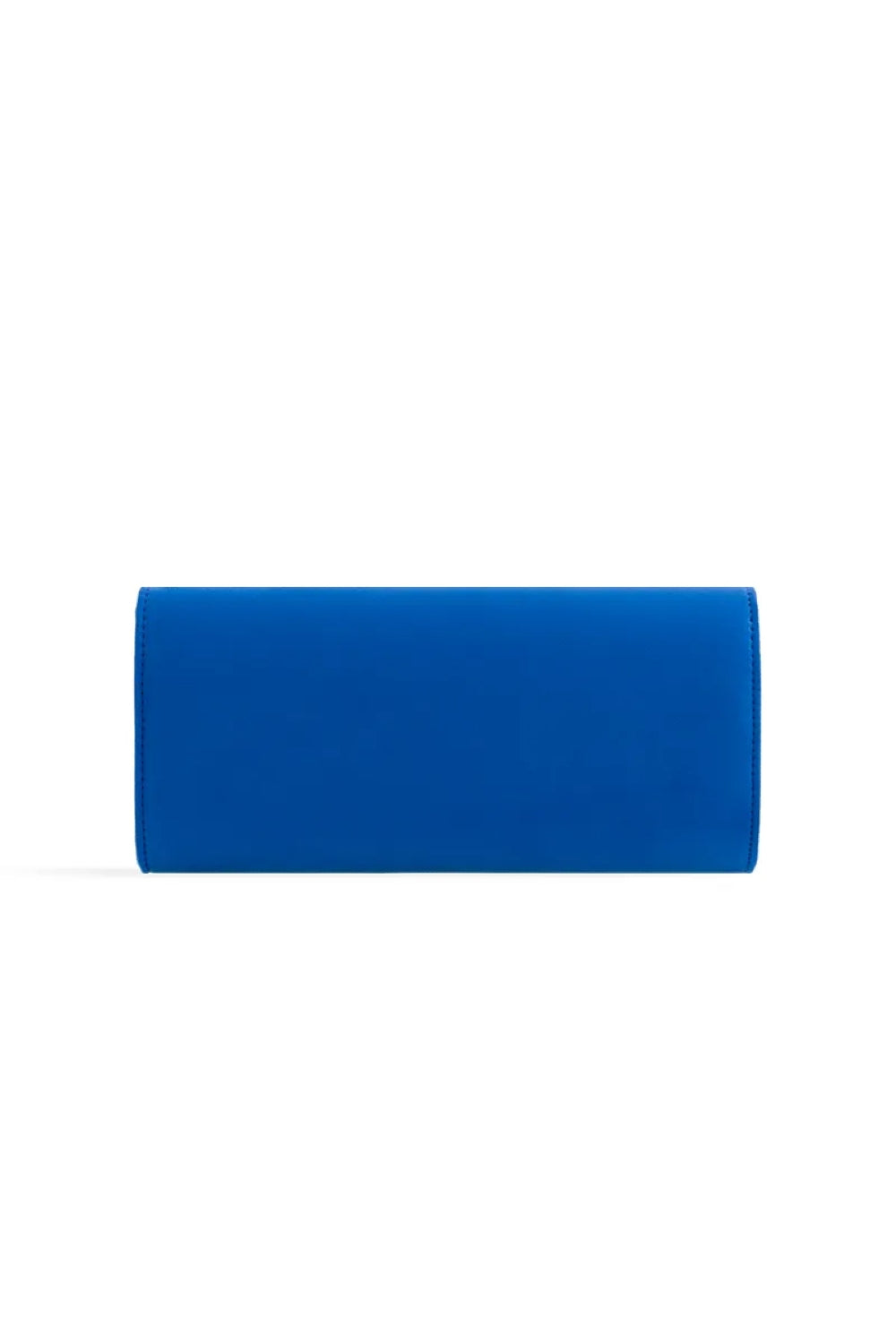 Royal Blue Suede Envelope Clutch Bag ALL2435