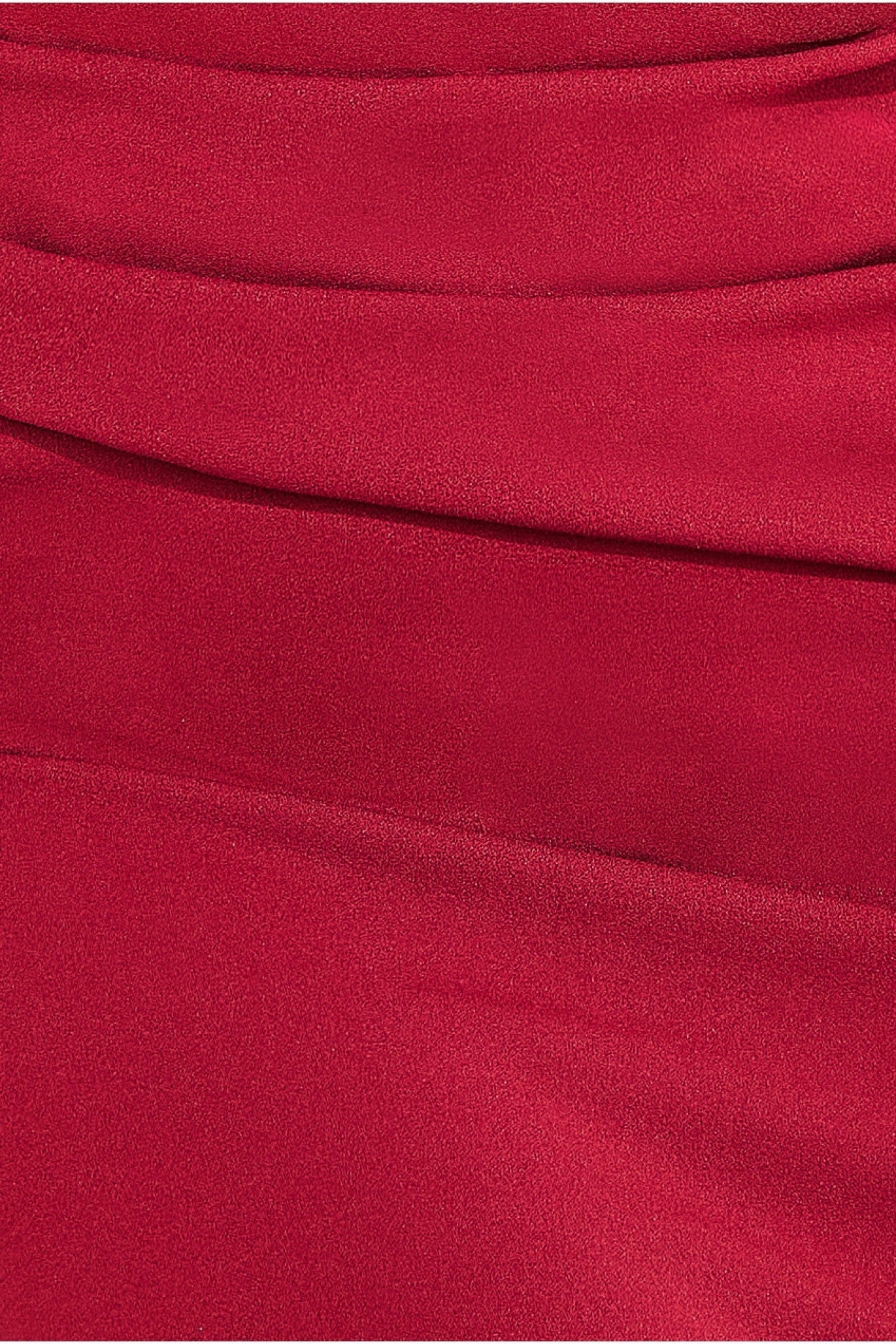 Bardot Pleated Maxi Dress - Red DR1092
