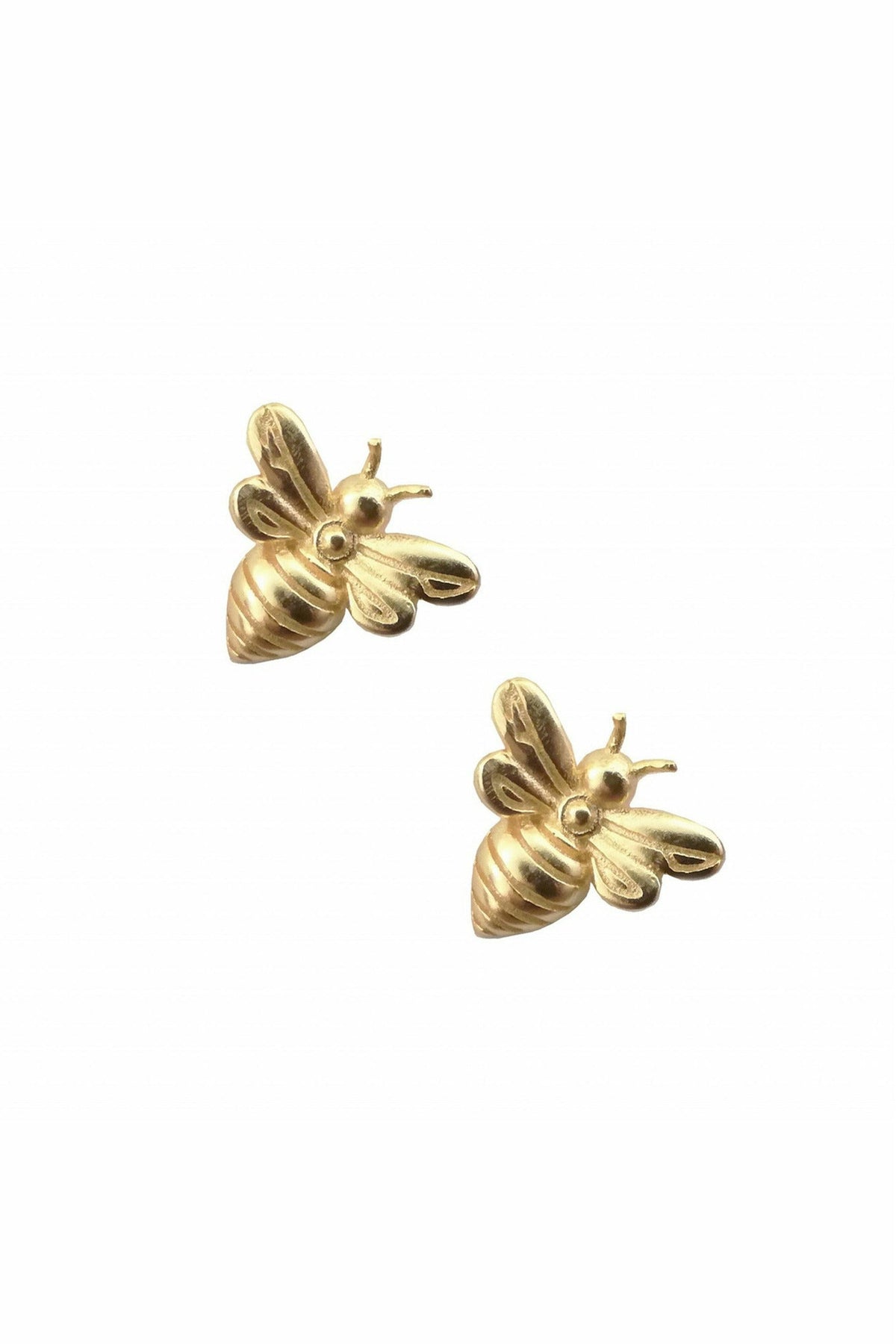 Little Bee Earring In Satin Gold EAK29G