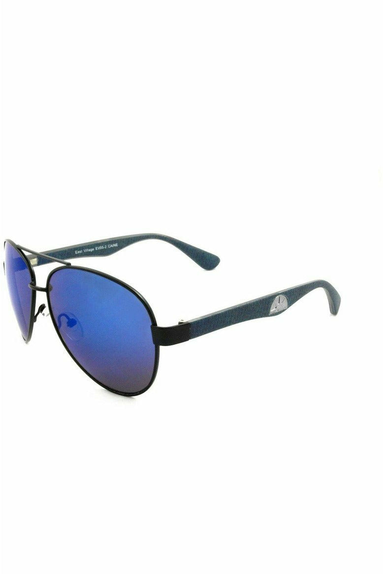 'caine' Frame Sunglasses With Blue Temples EV05-2