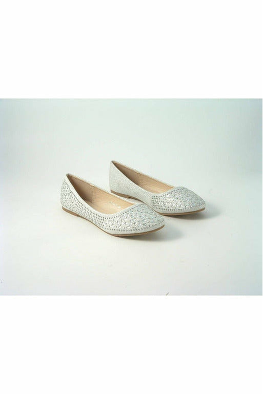 Ricci Divine Diamante Flat Ballerina Shoes DIVINE55-A6