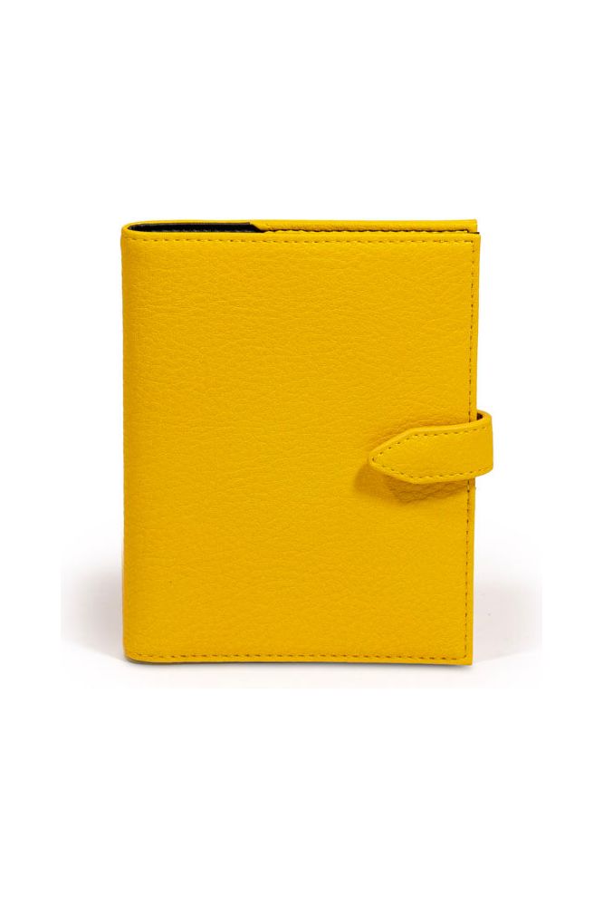 Passport Holder With Tab Closure - Yellow COS007005024