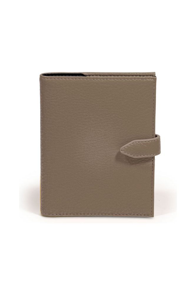 Passport Holder With Tab Closure - Taupe COS007005820