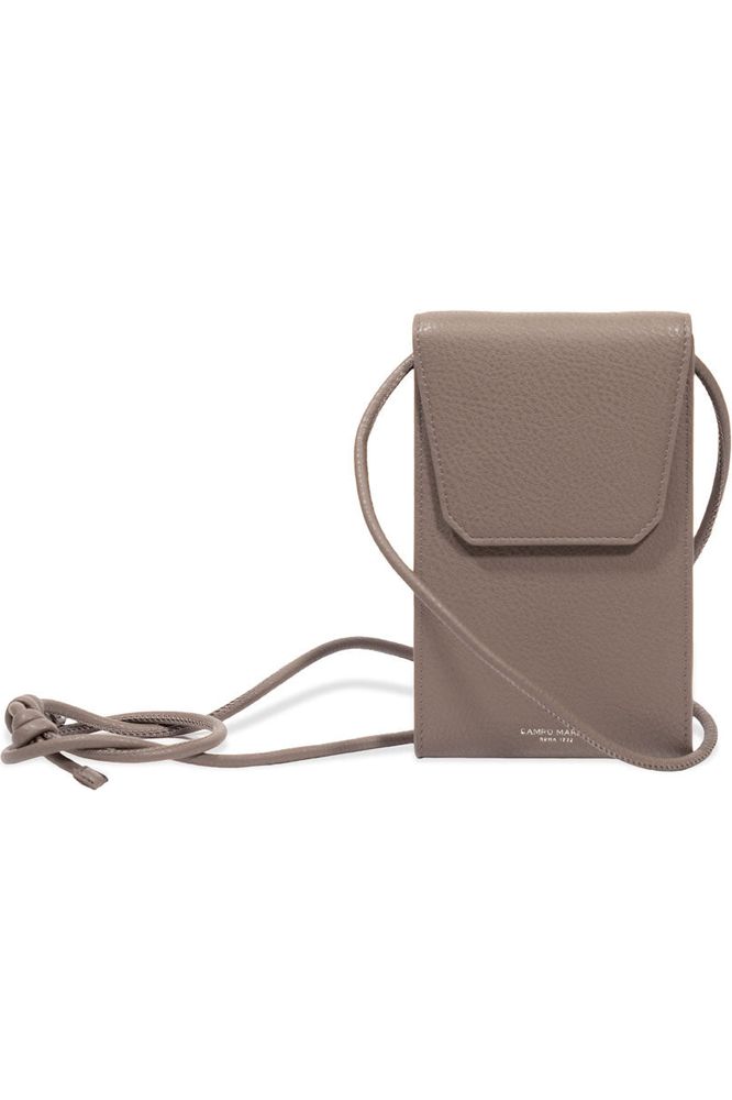 Medium Phone Bag With Crossbody Strap - Taupe COS009005820