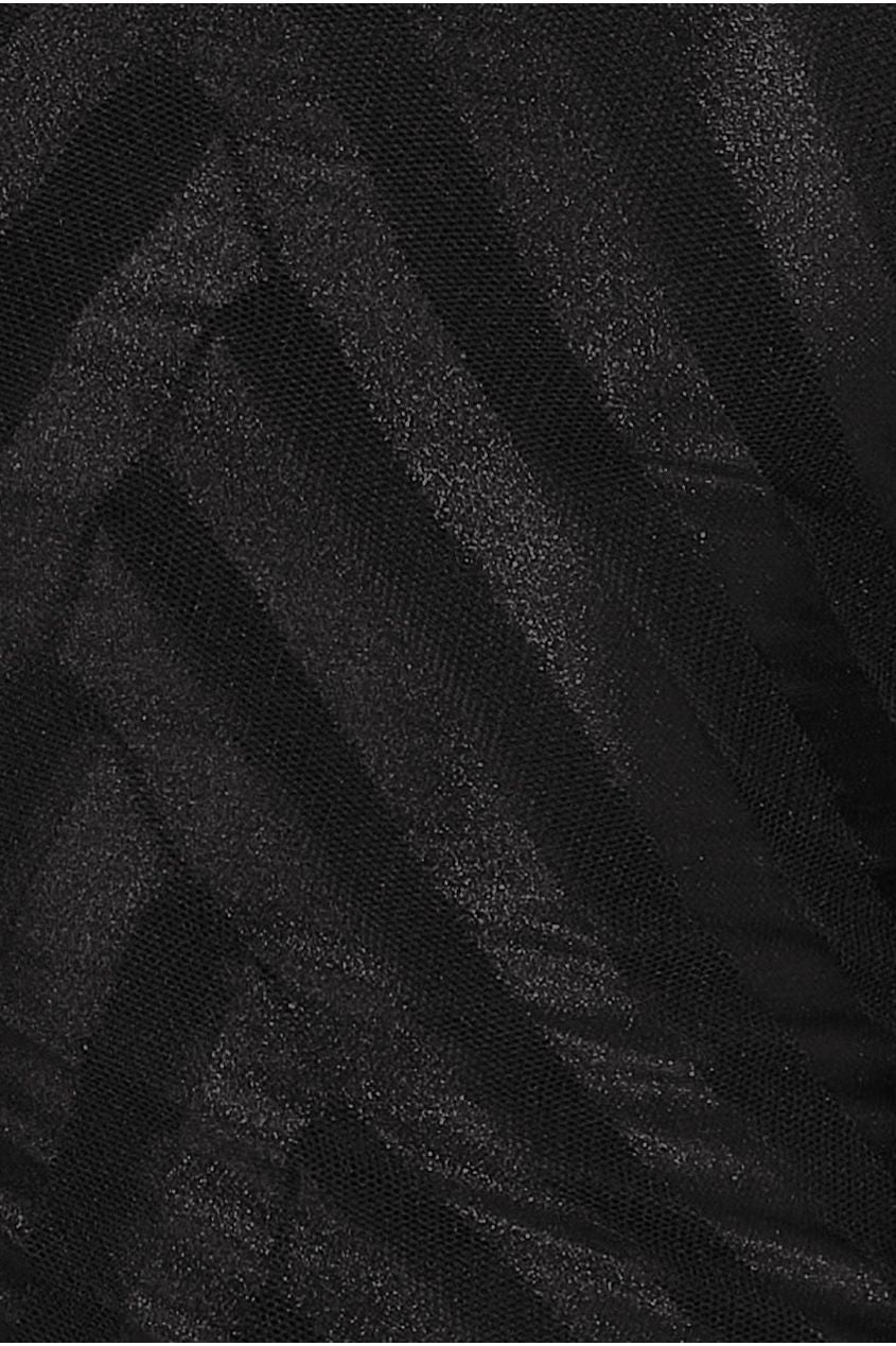 Bell Sleeve Midi Dress - Black DR2009