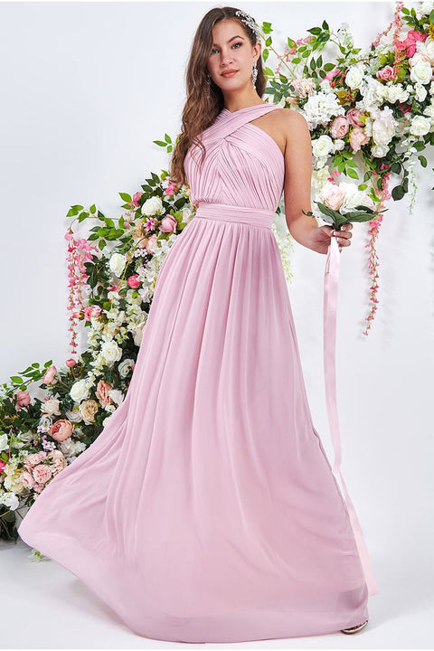 Blushing Blossom Pink Rose Halter Top – Beginning Boutique US