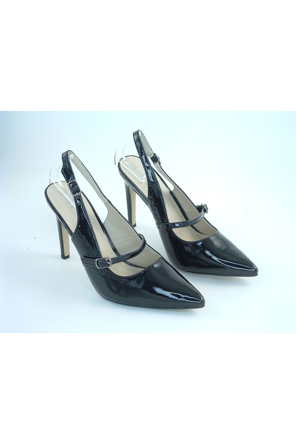 Divine Black Patent Shoes Divine1694