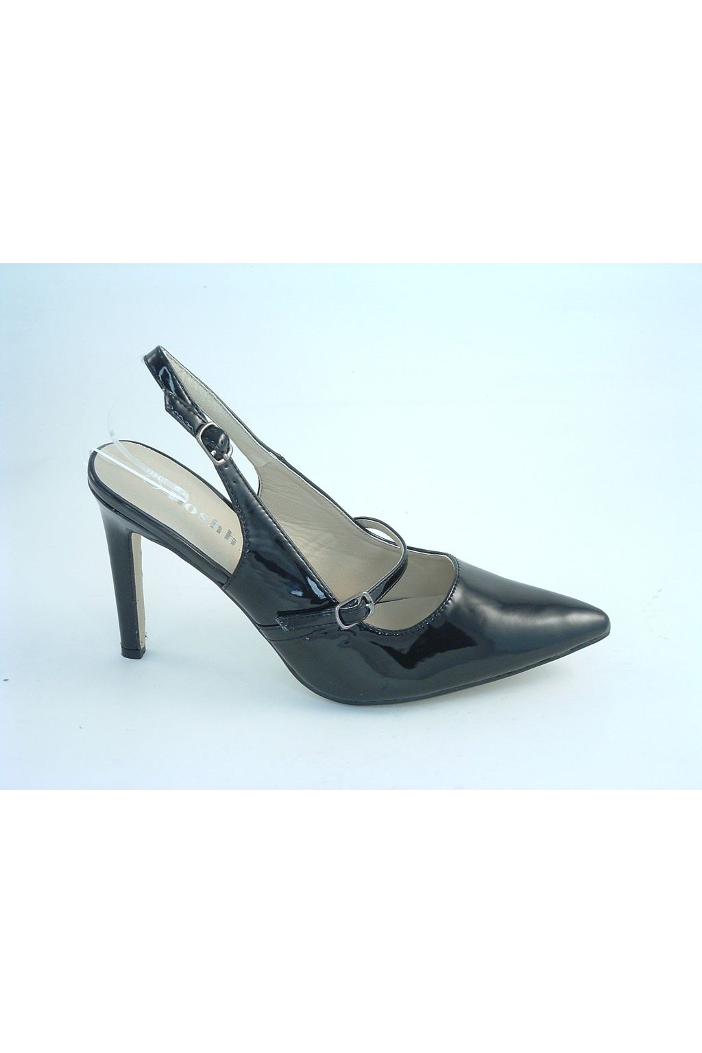 Divine Black Patent Shoes Divine1694