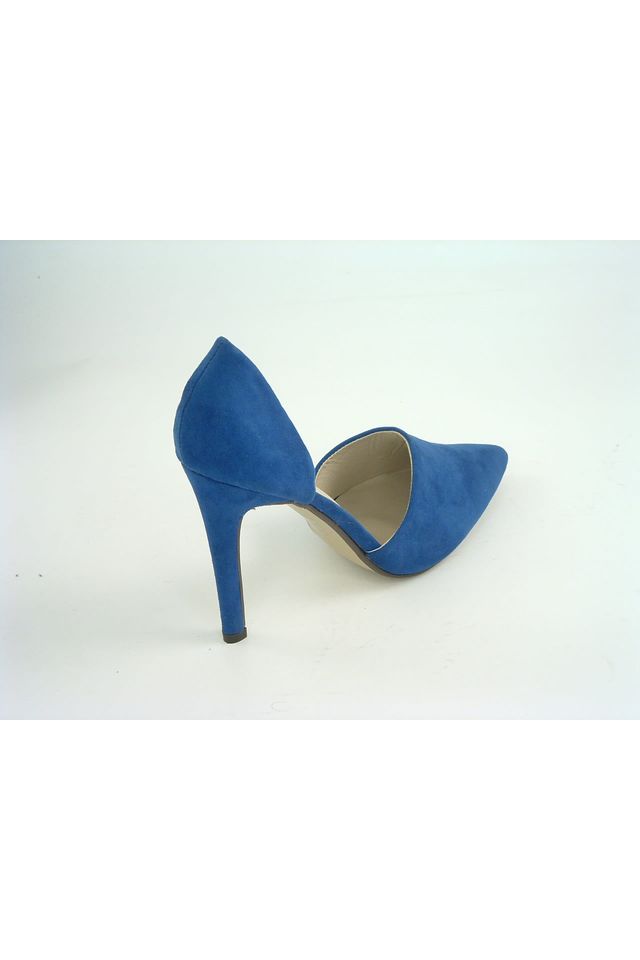 Divine Blue Faux Nubuck Shoes Divine1695