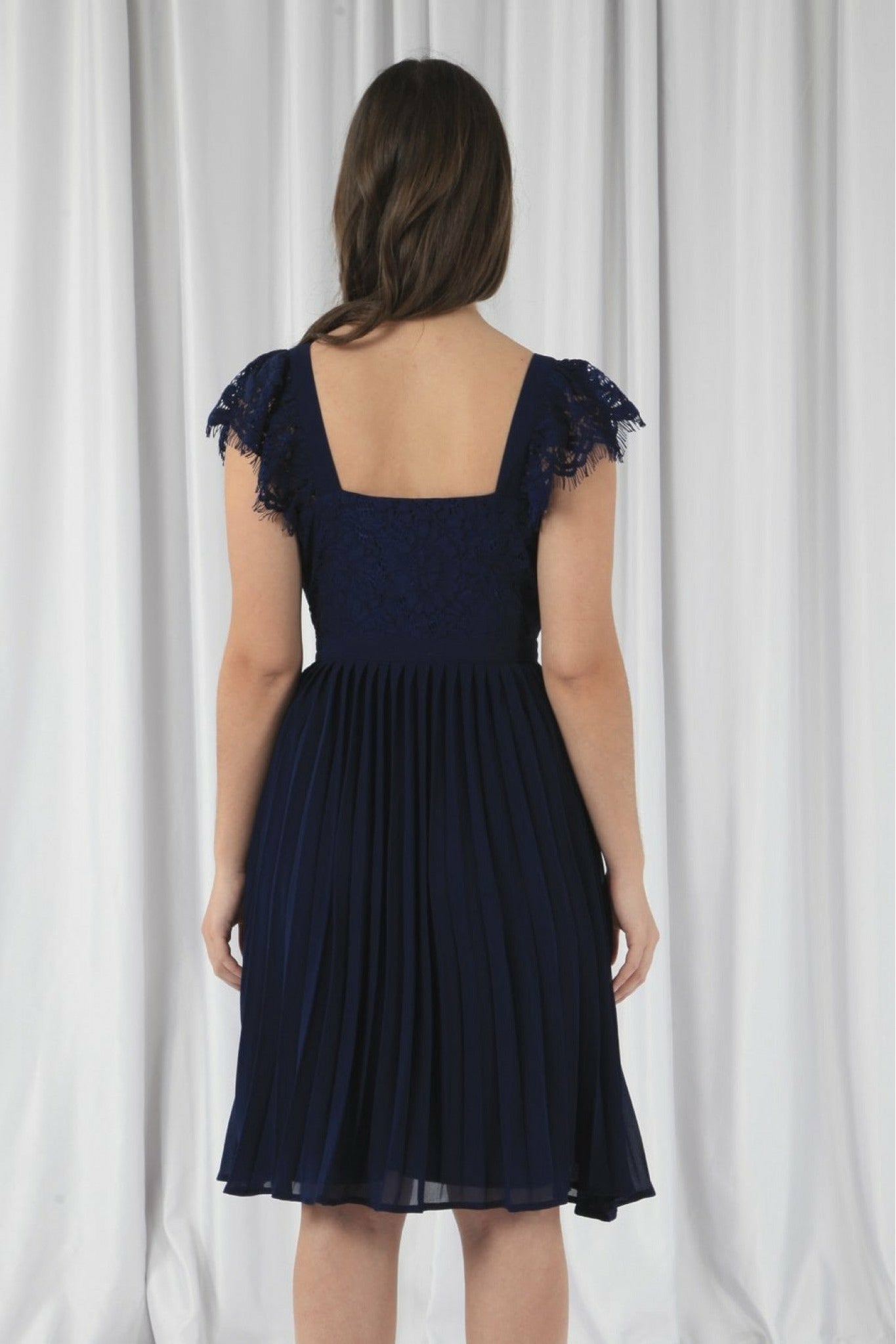 Wrap Lace Chiffon Dress DR0000131