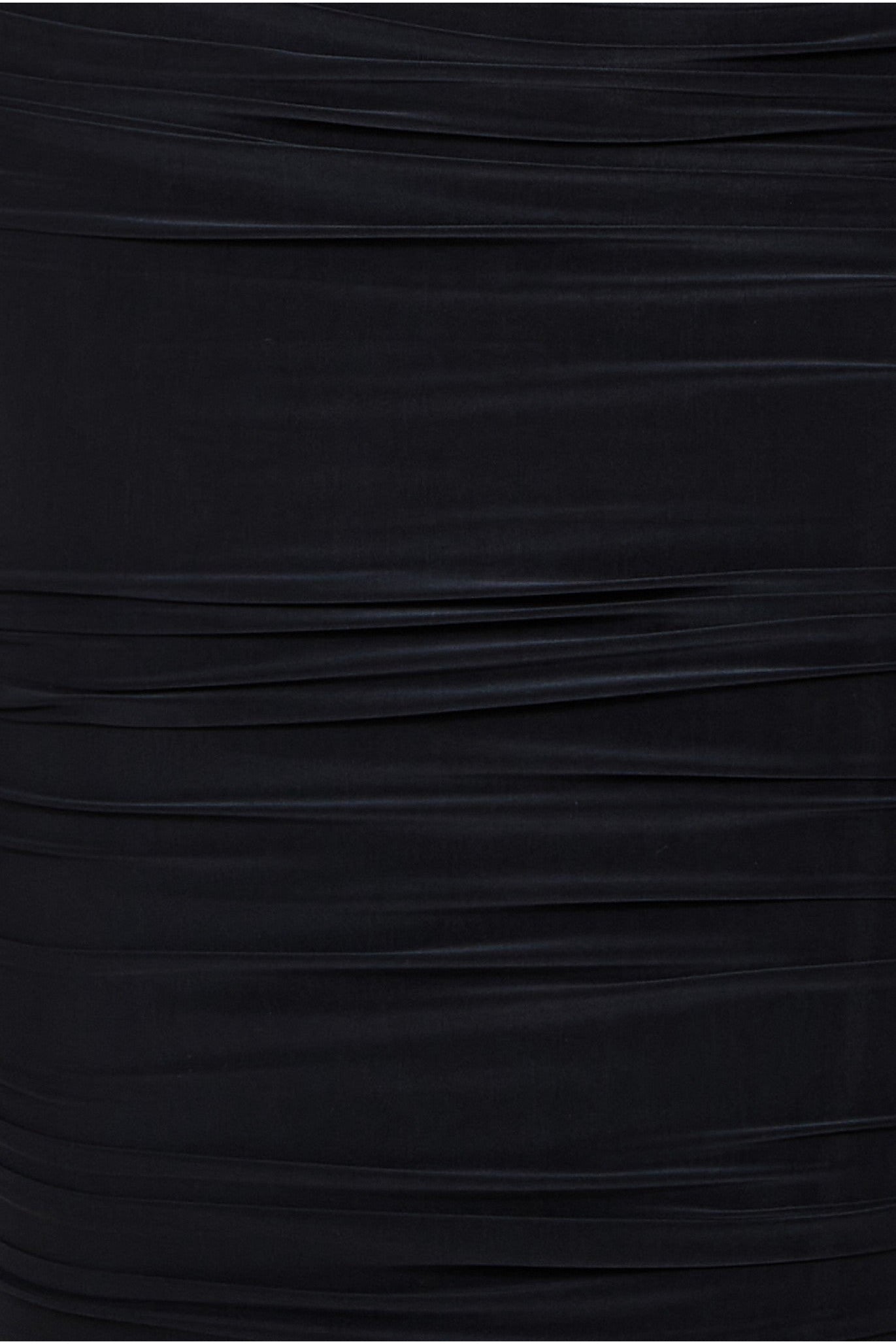 Cut Out Ruched Midi With Drawstring - Black DR3665
