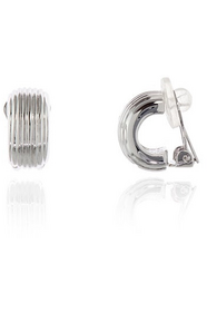 Cachet Robin Clip-On Earrings Platinum Plated JWB London