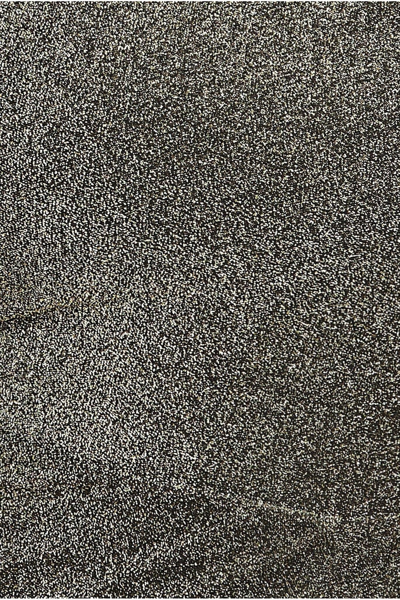 One Sleeve Frill Lurex Maxi Dress - Gold DR3693