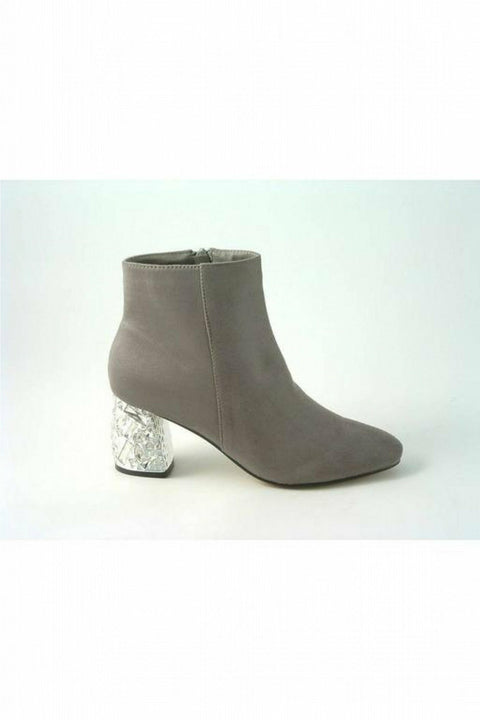 Celine Sabatine Glitter Heel Suede Ankle Boot 1909