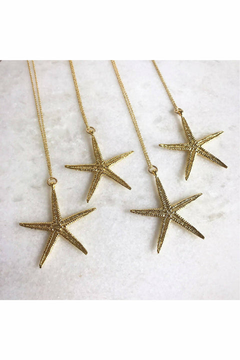 Wisteria London Cordelia Gold Starfish Necklace