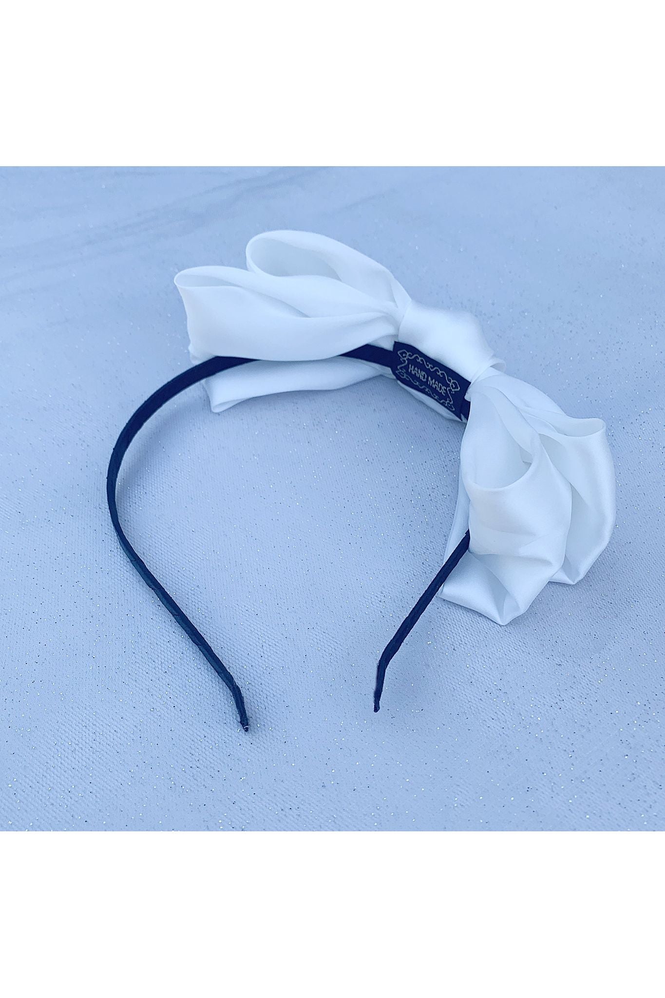White Fascinator Bow Headband 5060801174626