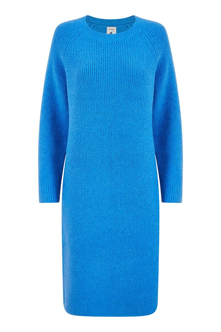 Blue Knitted Midi Dress YM3950A