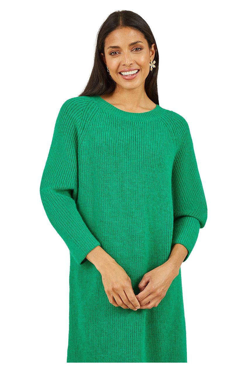 Green Knitted Midi Dress YM3950B