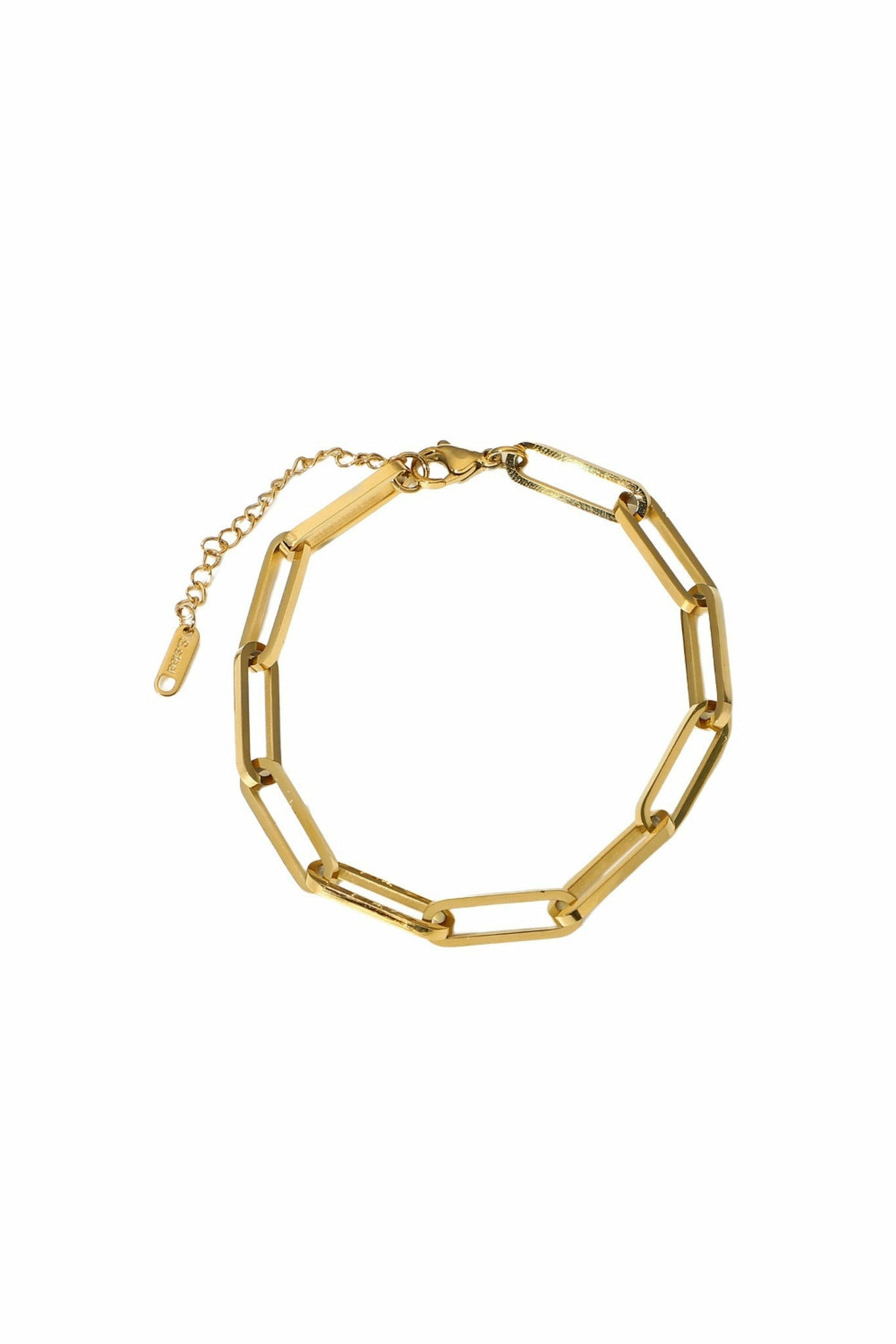 Long Links Bracelet In Gold BLN16G