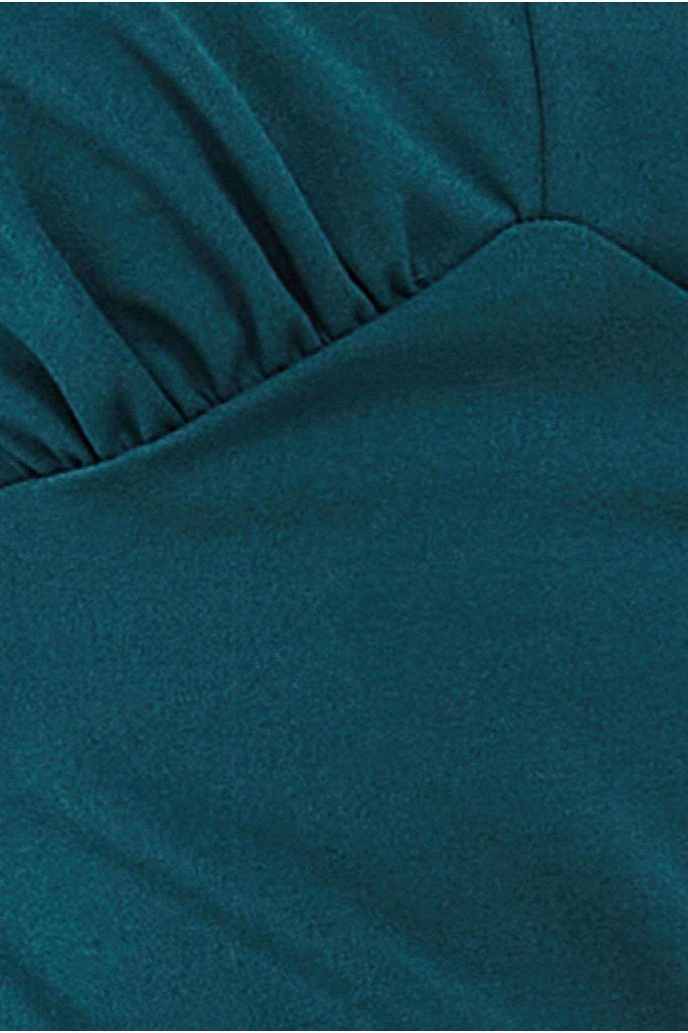 Chiffon Sleeve Thigh Split Maxi - Emerald Green DR3431