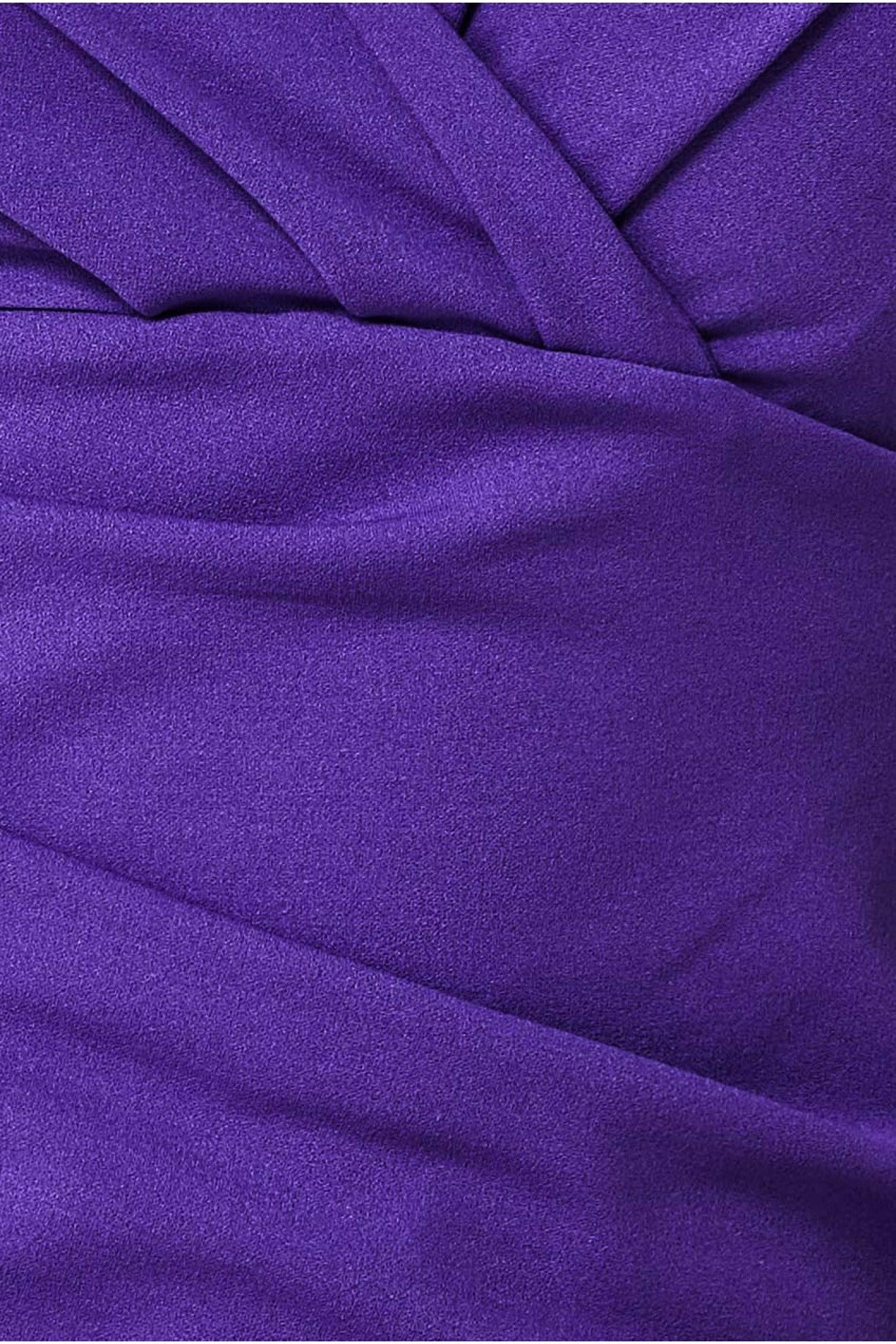 Bardot Scuba Jumpsuit - Purple TR113B
