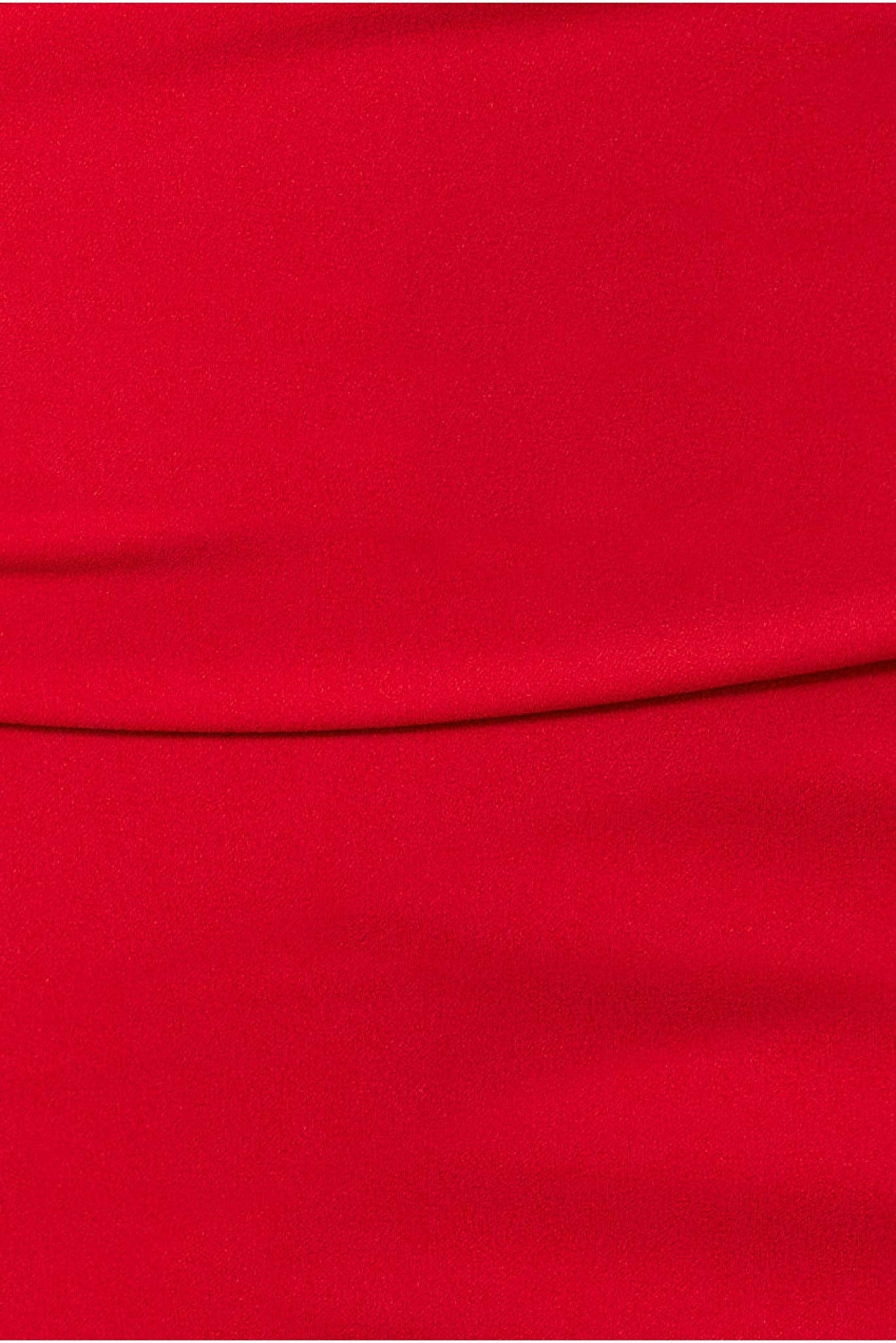 Bardot Pleated Maxi Dress - Red DR1092P
