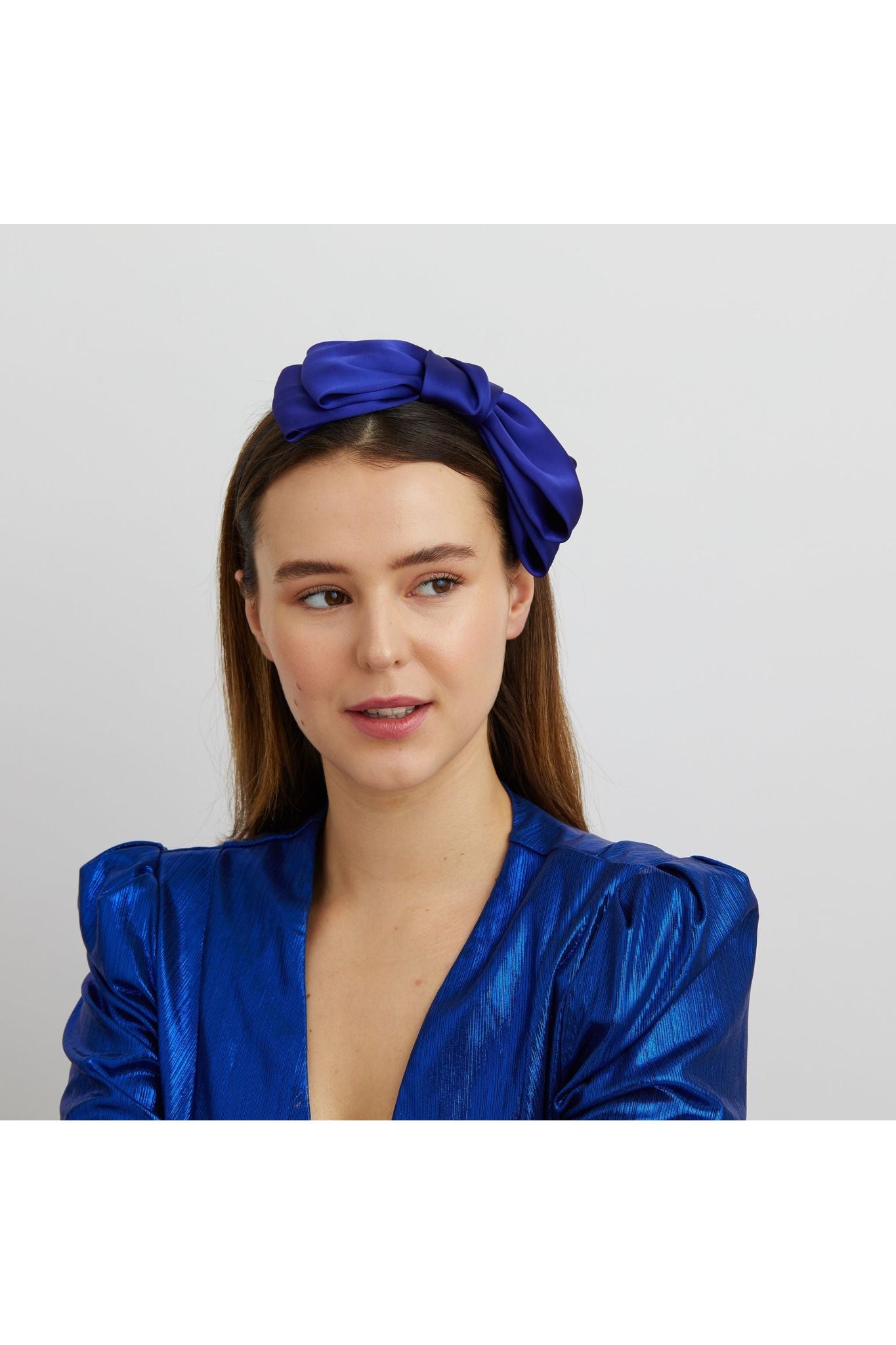 Blue Fascinator Bow Headband 5060801171755