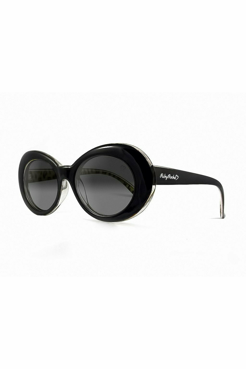 Ladies 'antigua' Oval Sunglasses In Black RR39-1