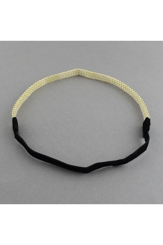 Diamante Headband With Elastic 5060801172103