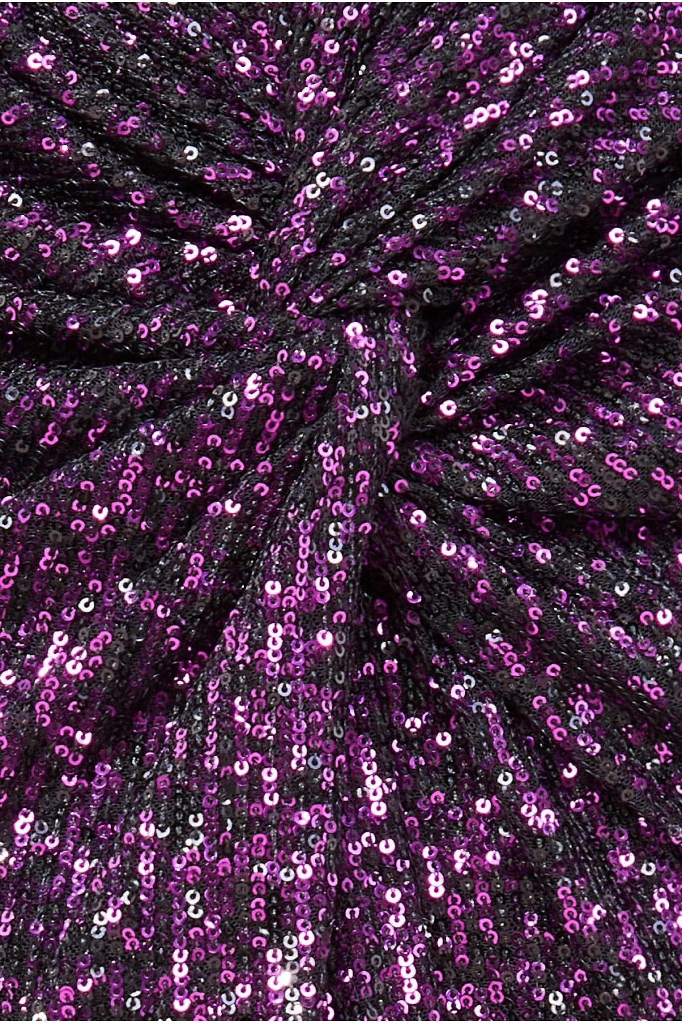 Knot Front Sequin Midi Skirt - Purple SK24
