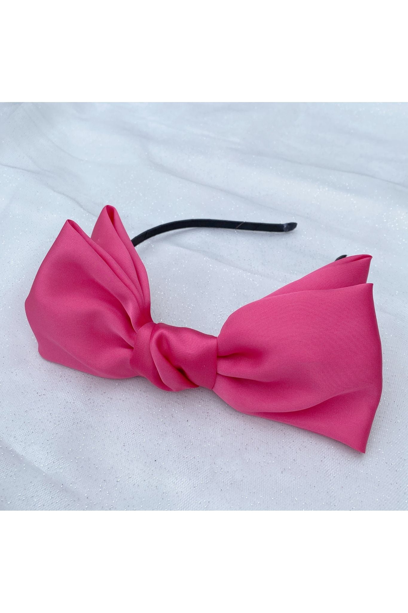 Fascinator Bow Headband Hot Pink 5060801171366