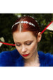 QueenMee Accessories Flower Headband Wedding Hair Accessory Silver Hairband Gold Alice Band