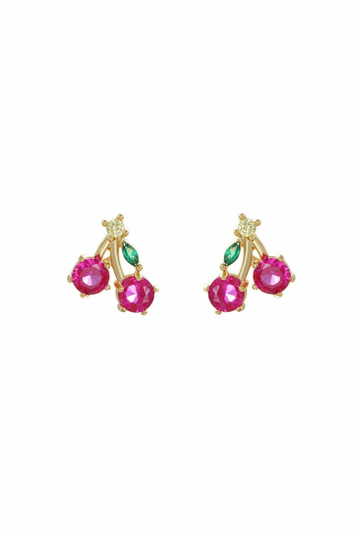 Dainty Cherry Stud Earrings CHERRY01