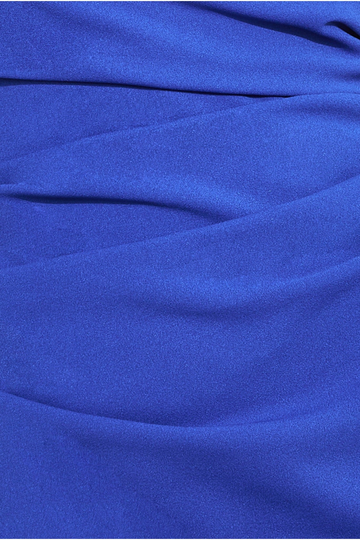 Off The Shoulder Scuba Maxi Dress - Royal Blue DR3339