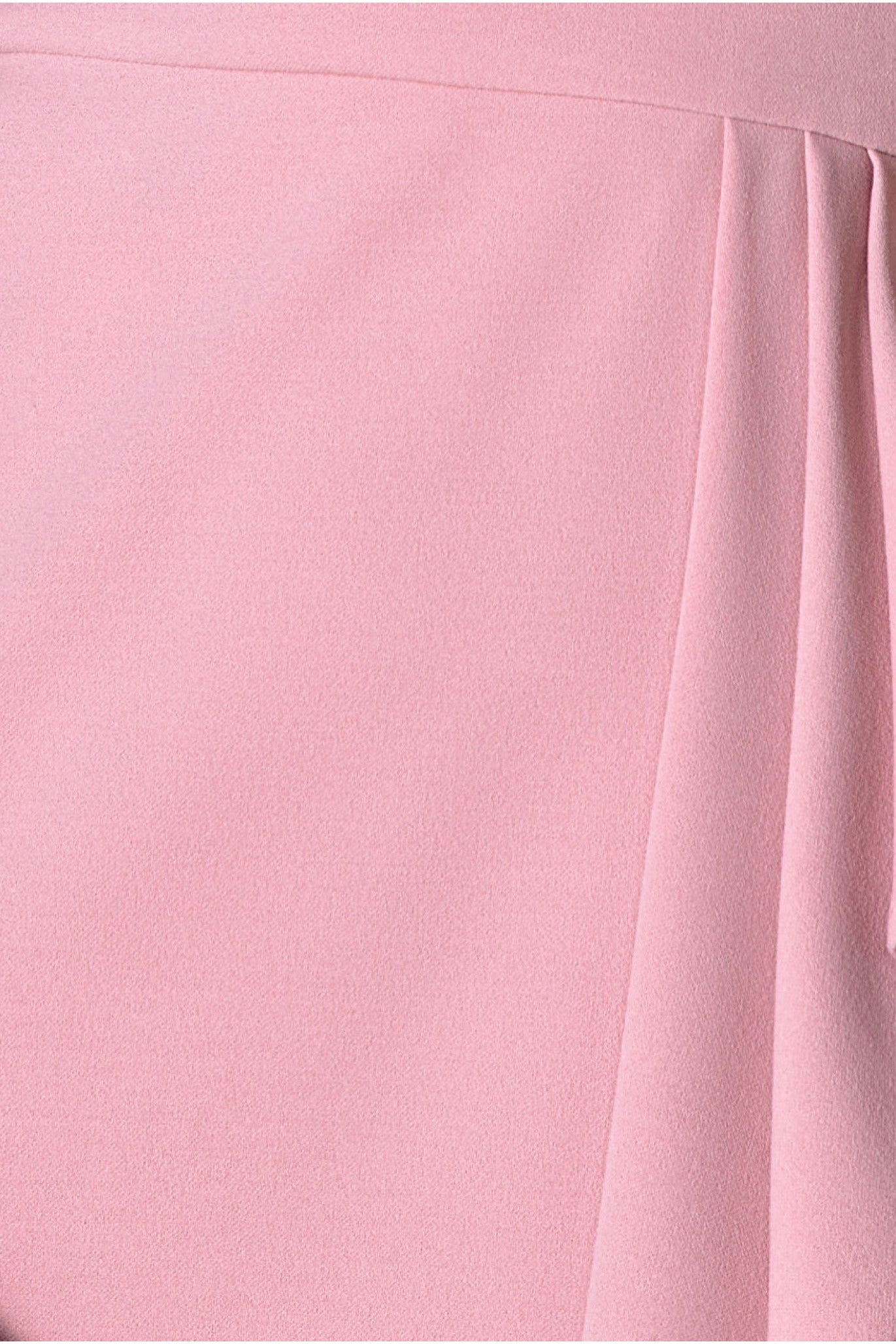 Waterfall Sleeve Wrap Midi Dress - Blush DR3990
