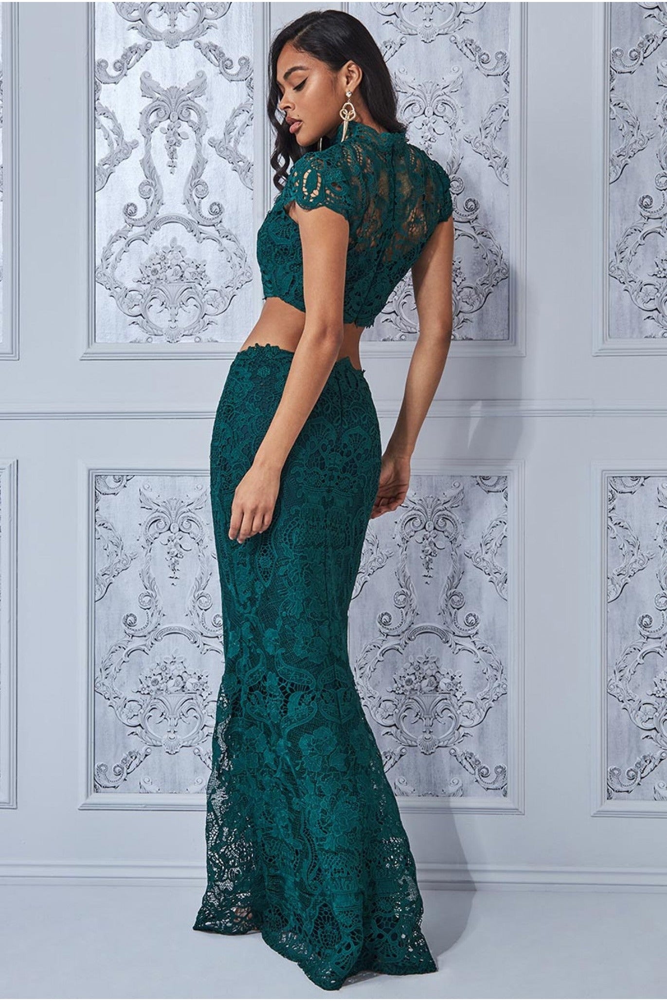 Crochet Lace Set - Emerald SET16