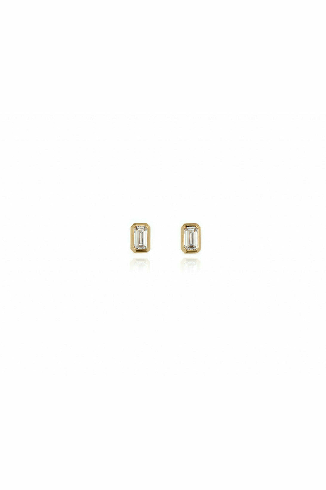 Elin 0.7cm Earrings Gold Cachet London
