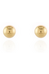 Cachet Sea stud Earrings plated in Gold JWB London