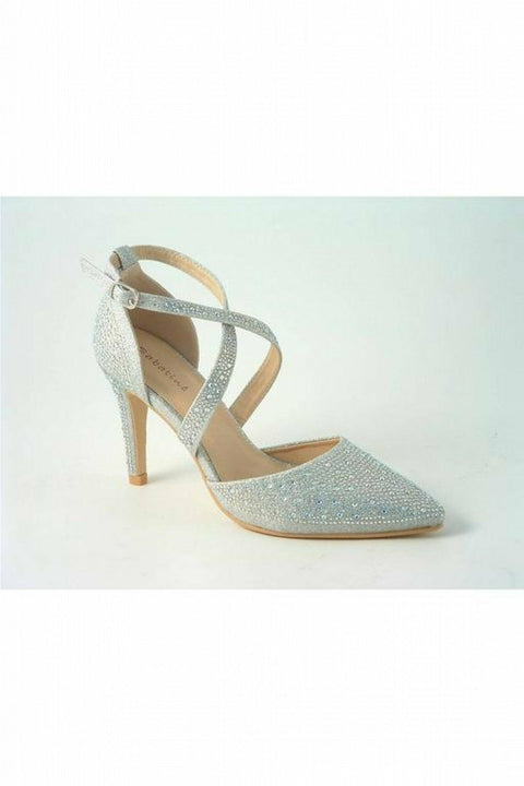 Clora Sabatine Diamante Strapped Court Shoe Clora