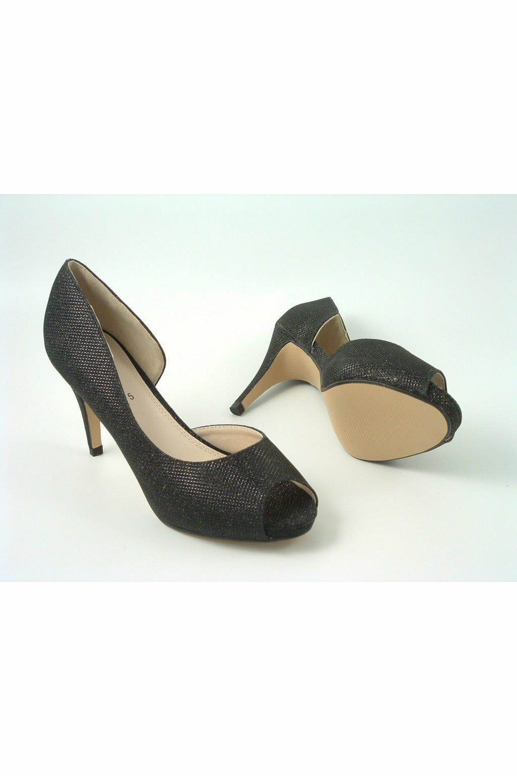 Mid heel peep toe shoes Clearance