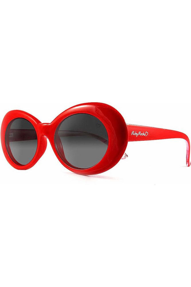 Ladies Antigua Oval Sunglasses In Red RR39-2
