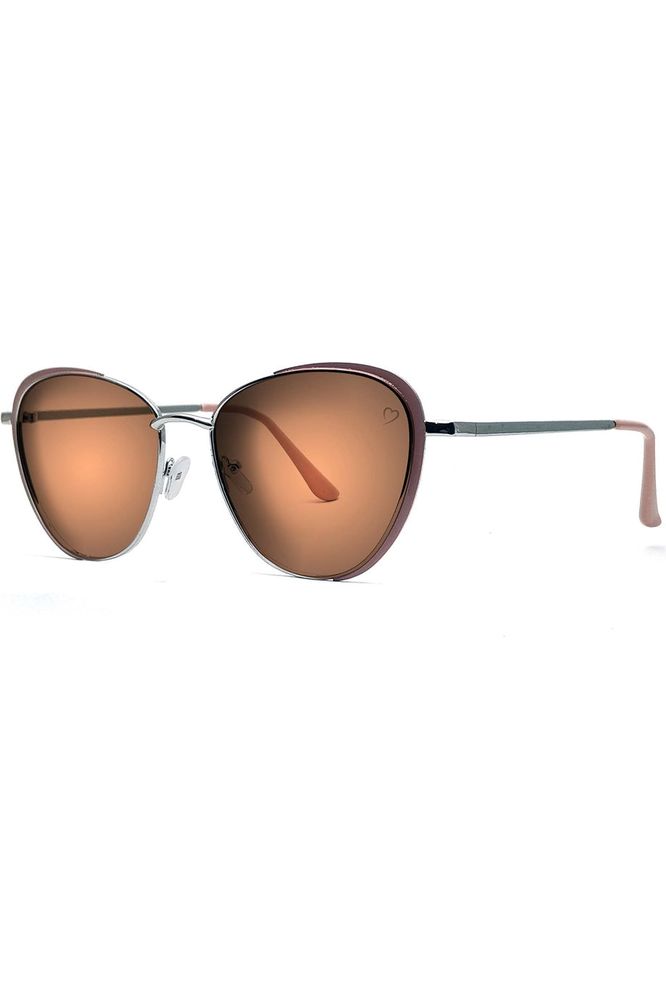 Sam Jo Cateye Sunglasses In Silver RR75-2