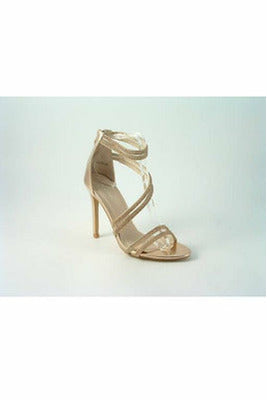 Miley Divine Doubled Strap Diamante Sandals SK1748