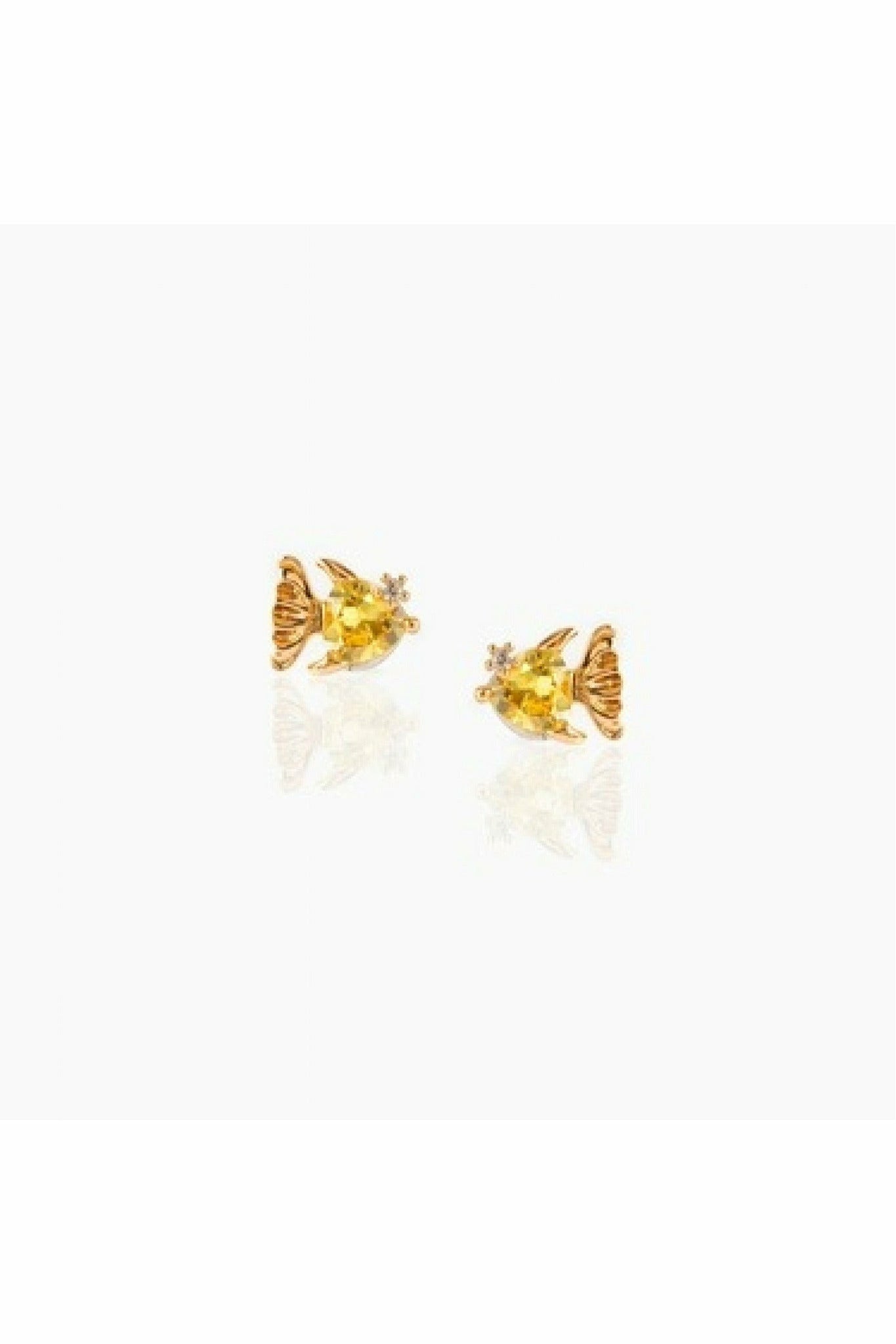 Dainty Goldfish Stud Earrings GOLDFISH02