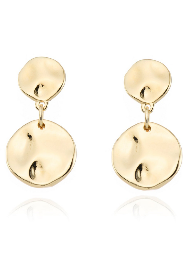 Cachet Haven Drop Earrings 18ct Gold Plated JWB London